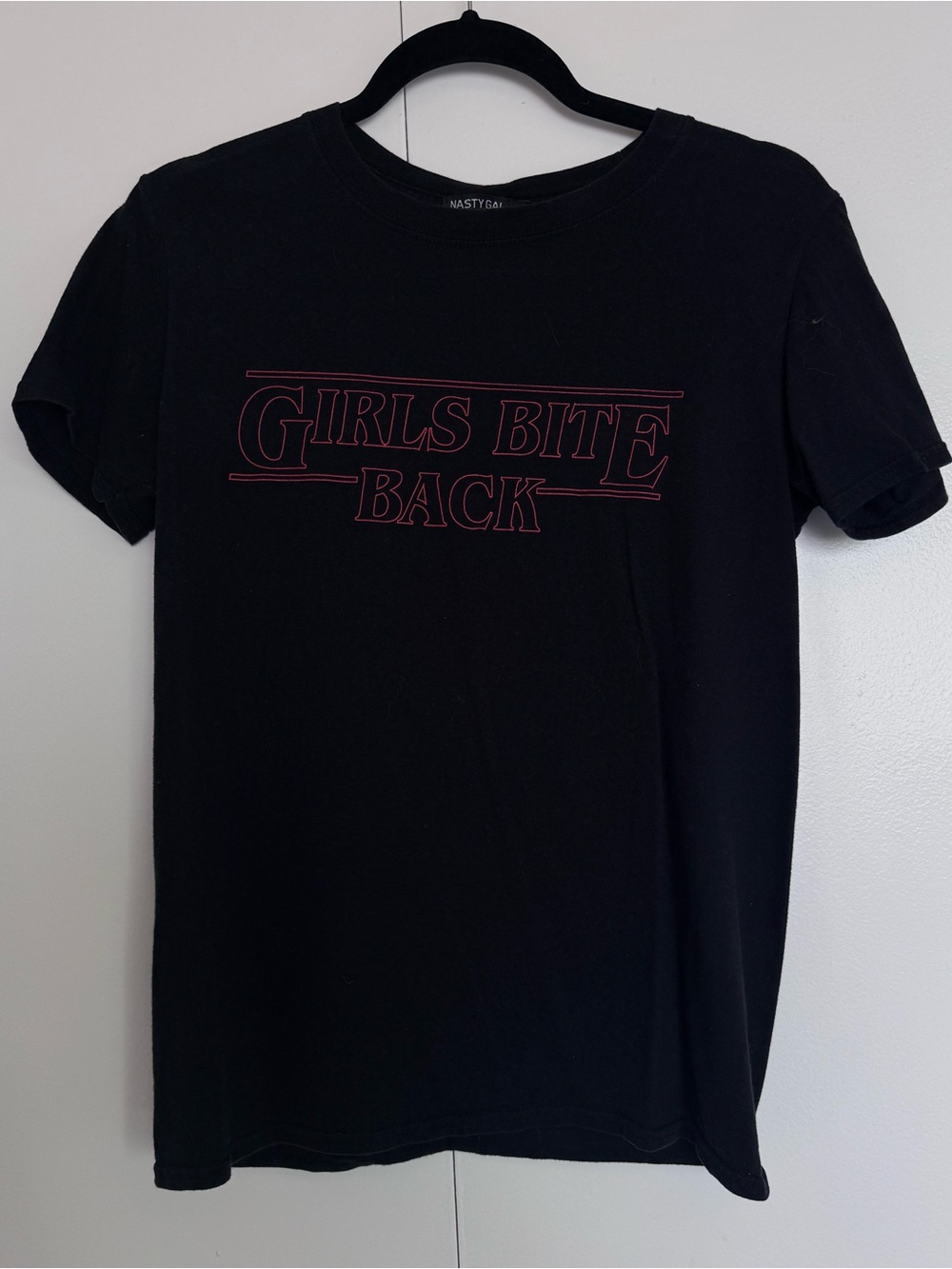 Nasty Gal Black Crewneck Tee